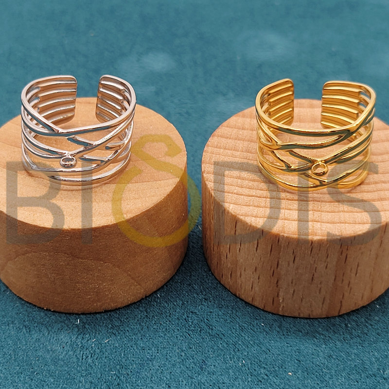 GZ11-10 Anillos con anilla para poner colgantes