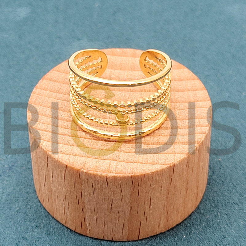 Alternative view of GZ11-3 Anillos con anilla para poner colgantes