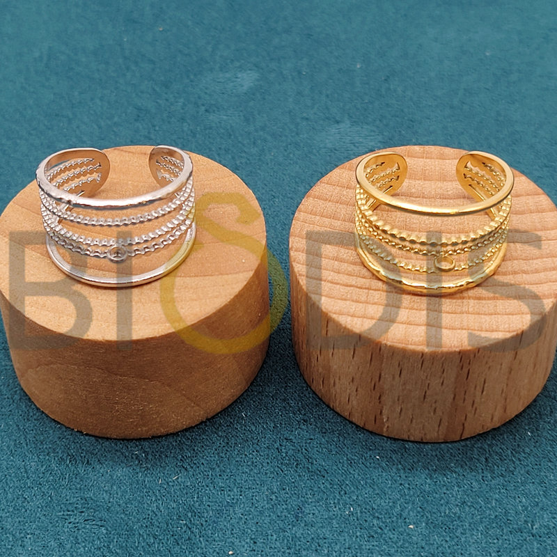 GZ11-3 Anillos con anilla para poner colgantes