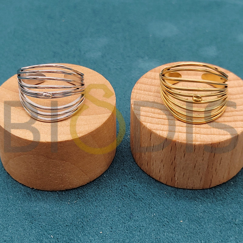 GZ11-7 Anillos con anilla para poner colgantes