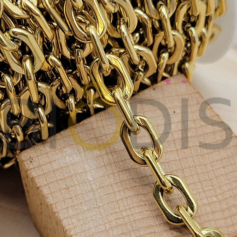 L0242_2.0# Cadenas de acero 2.0# facetado